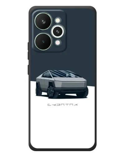 Чехол для Realme 15 Pro с картинкой «Серебристый Cybertruck Tesla» Чехол для Realme 15 Pro с картинкой «Серебристый Cybertruck Tesla»