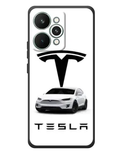 Чехол для Realme 15 Pro с картинкой «Tesla White Style»