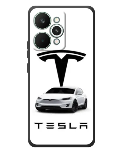 Чехол для Realme 15 Pro с картинкой «Tesla White Style» Чехол для Realme 15 Pro с картинкой «Tesla White Style»