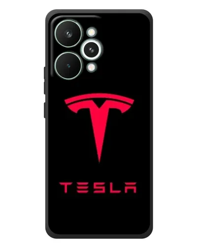 Чехол для Realme 15 Pro с картинкой «Tesla Red Logo» Чехол для Realme 15 Pro с картинкой «Tesla Red Logo»