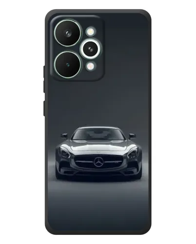 Чехол для Realme 15 Pro с картинкой «Mercedes на черном» Чехол для Realme 15 Pro с картинкой «Mercedes на черном»