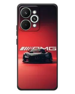 Чехол для Realme 15 Pro с картинкой «Mercedes AMG — красная линия»