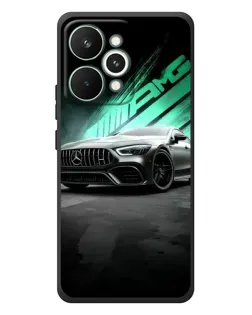 Чехол для Realme 15 Pro с картинкой «Темный Mercedes AMG»