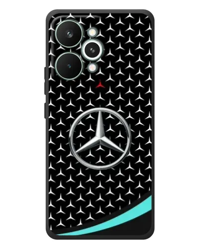Чехол для Realme 15 Pro с картинкой «Mercedes — бирюзовый акцент» Чехол для Realme 15 Pro с картинкой «Mercedes — бирюзовый акцент»