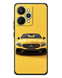 Чехол для Realme 15 Pro с картинкой «Желтый Mercedes GT»