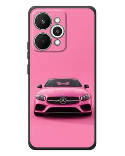 Чехол для Realme 15 Pro с картинкой «Розовый Mercedes AMG»