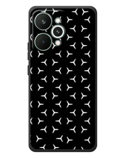Чехол для Realme 15 Pro с картинкой «Mercedes паттерн звезд»