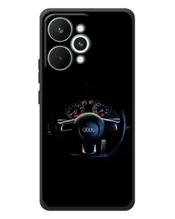 Чехол для Realme 15 Pro с картинкой «Салон Audi — руль»