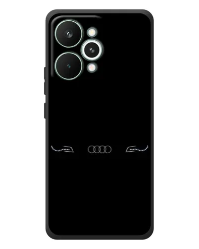 Чехол для Realme 15 Pro с картинкой «Audi — световой подпись»
