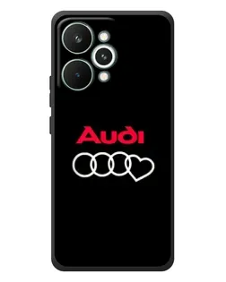 Чехол для Realme 15 Pro с картинкой «Логотип Audi Heart»