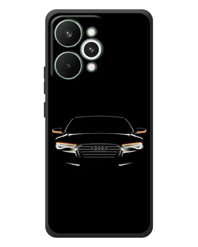 Чехол для Realme 15 Pro с картинкой «Audi — ночной контур»