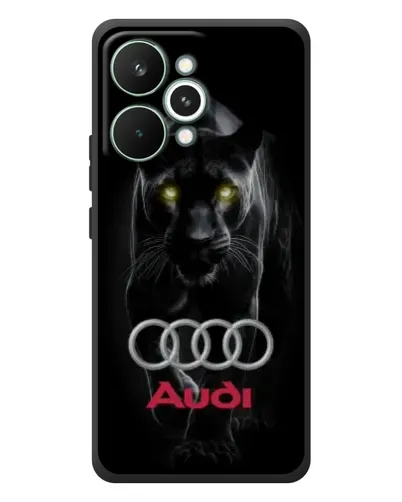 Чехол для Realme 15 Pro с картинкой «Пантера и Audi»