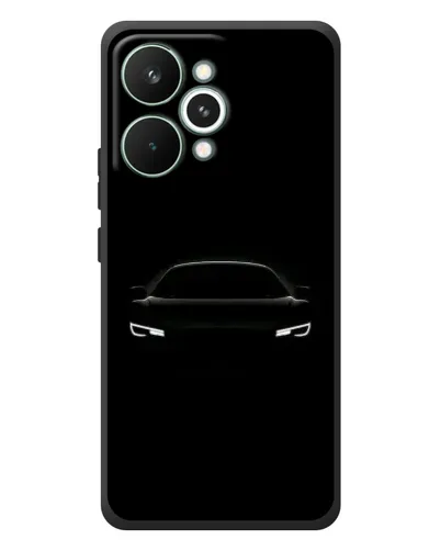 Чехол для Realme 15 Pro с картинкой «Взгляд Audi в темноте»