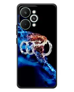 Чехол для Realme 15 Pro с картинкой «Энергия лого Audi»