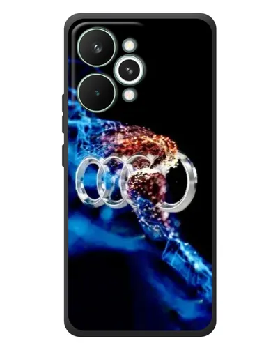 Чехол для Realme 15 Pro с картинкой «Энергия лого Audi»