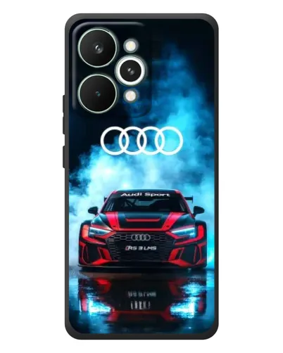 Чехол для Realme 15 Pro с картинкой «Audi Sport — неон»