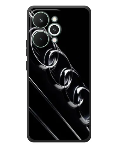 Чехол для Realme 15 Pro с картинкой «Audi — абстрактные кольца»