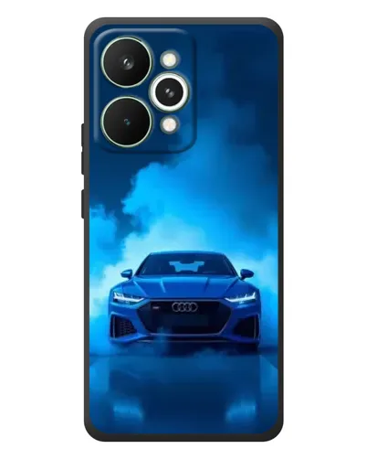Чехол для Realme 15 Pro с картинкой «Audi — голубая энергия»
