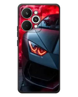 Чехол для Realme 15 Pro с картинкой «Lamborghini красное сияние»