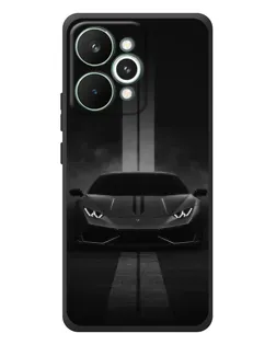 Чехол для Realme 15 Pro с картинкой «Lamborghini симметрия дорог»