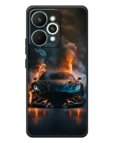Чехол для Realme 15 Pro с картинкой «Lamborghini дымная эстетика»