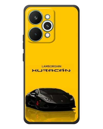 Чехол для Realme 15 Pro с картинкой «Lamborghini Huracan черный»