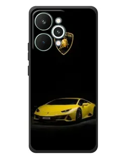 Чехол для Realme 15 Pro с картинкой «Lamborghini желтый акцент»