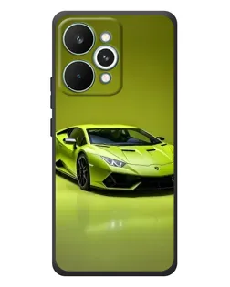 Чехол для Realme 15 Pro с картинкой «Салатовый Lamborghini Huracan»