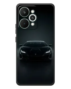 Чехол для Realme 15 Pro с картинкой «Черный Lamborghini Aventador»