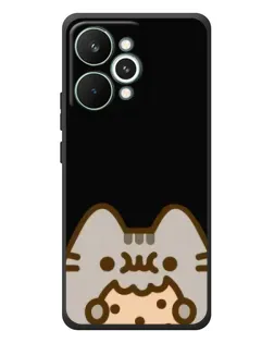 Чехол для Realme 15 Pro с картинкой «Пушин на черном» Чехол для Realme 15 Pro с картинкой «Пушин на черном»