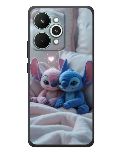 Чехол для Realme 15 Pro с картинкой «Плюшевые Стич Ангел»