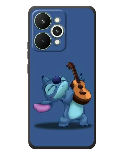Чехол для Realme 15 Pro с картинкой «Стич с укулеле»