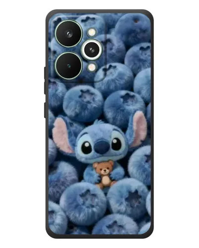Чехол для Realme 15 Pro с картинкой «Стич и голубика»