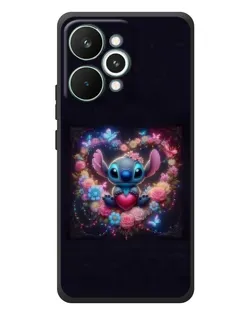 Чехол для Realme 15 Pro с картинкой «Stitch в цветах» Чехол для Realme 15 Pro с картинкой «Stitch в цветах»