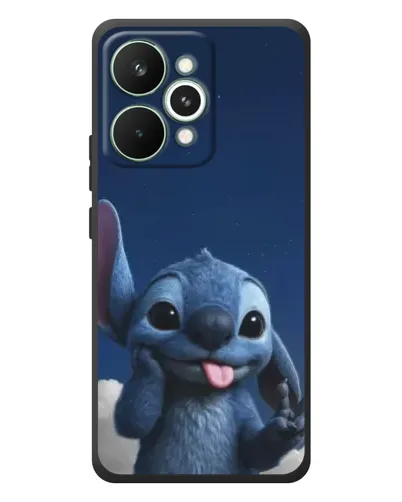 Чехол для Realme 15 Pro с картинкой «Стич в облаках»