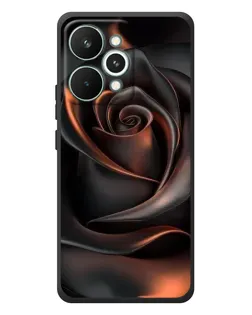 Чохол для Realme 15 Pro з картинкою «Шовкова чорна троянда»