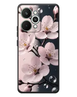 Чохол для Realme 15 Pro з картинкою «Ніжня сакура та краплі»