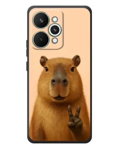 Чехол для Realme 15 Pro с картинкой «Капибара виктория» Чехол для Realme 15 Pro с картинкой «Капибара виктория»
