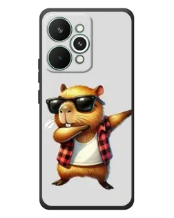 Чехол для Realme 15 Pro с картинкой «Капибара рэпер даб»