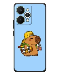 Чехол для Realme 15 Pro с картинкой «Капибара на скейте»