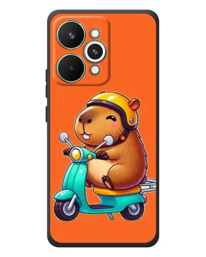 Чехол для Realme 15 Pro с картинкой «Капибара на скутере» Чехол для Realme 15 Pro с картинкой «Капибара на скутере»