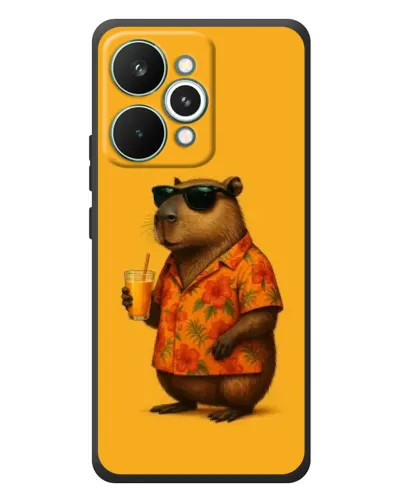 Чехол для Realme 15 Pro с картинкой «Капибара на отдыхе» Чехол для Realme 15 Pro с картинкой «Капибара на отдыхе»