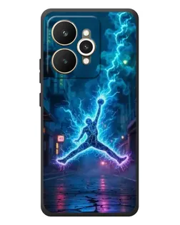 Чехол для Realme 15 с картинкой «Jordan Gold Jumpman»