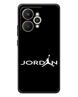 Чехол для Realme 15 с картинкой «Jordan White Logo»