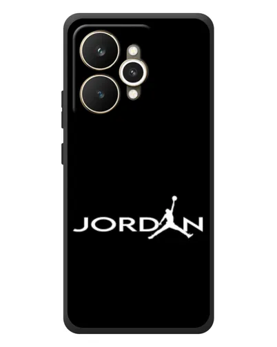 Чехол для Realme 15 с картинкой «Jordan White Logo»