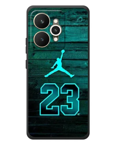 Чехол для Realme 15 с картинкой «Jordan Cyan 23»