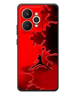 Чехол для Realme 15 с картинкой «Jordan Red Smoke»