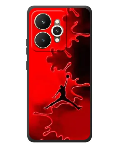 Чехол для Realme 15 с картинкой «Jordan Red Smoke»