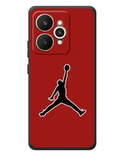 Чехол для Realme 15 с картинкой «Jordan Red Back»