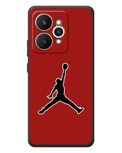 Чехол для Realme 15 с картинкой «Jordan Red Back»